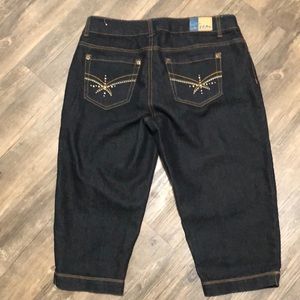 Beau Denim Jean Capris SZ 6 EUC